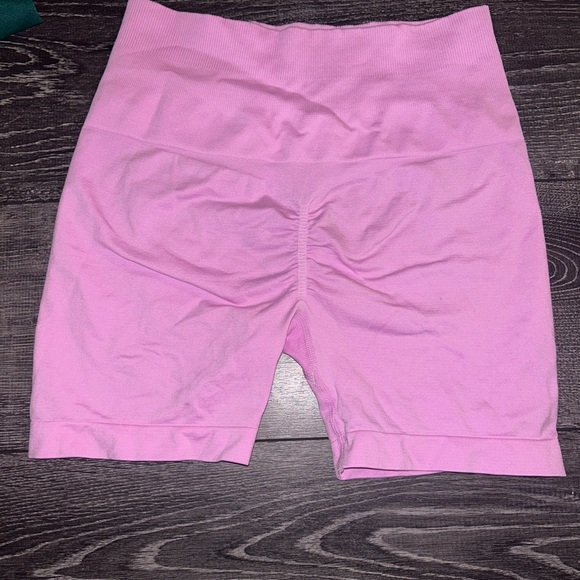 Pink High-Waisted Shorts - Picture 3 of 3